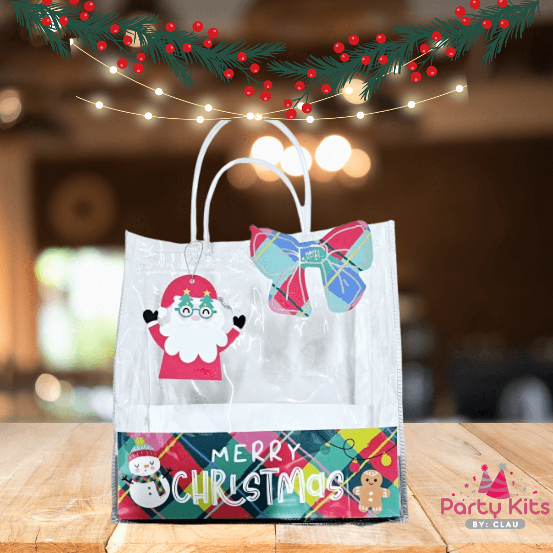 Bolsa de plástico transparente para dulces, Navidad