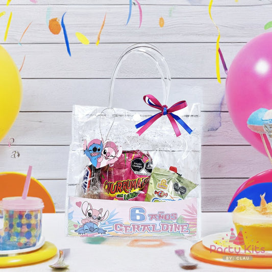 Bolsa de plástico transparente para dulces, Personalizada