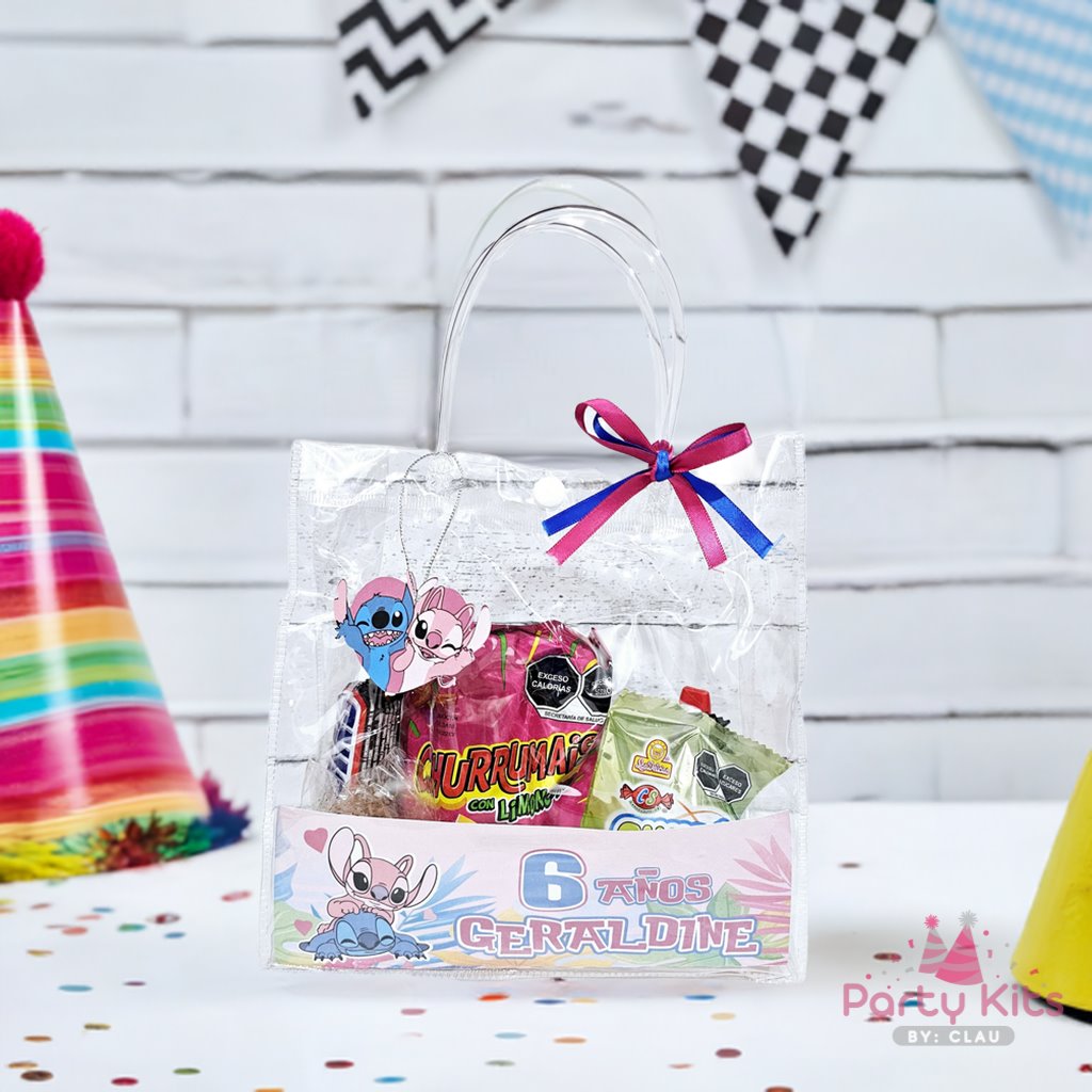 Bolsa de plástico transparente para dulces, Personalizada