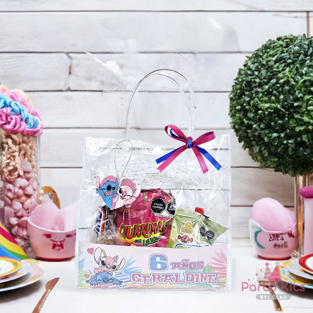 Bolsa de plástico transparente para dulces, Personalizada