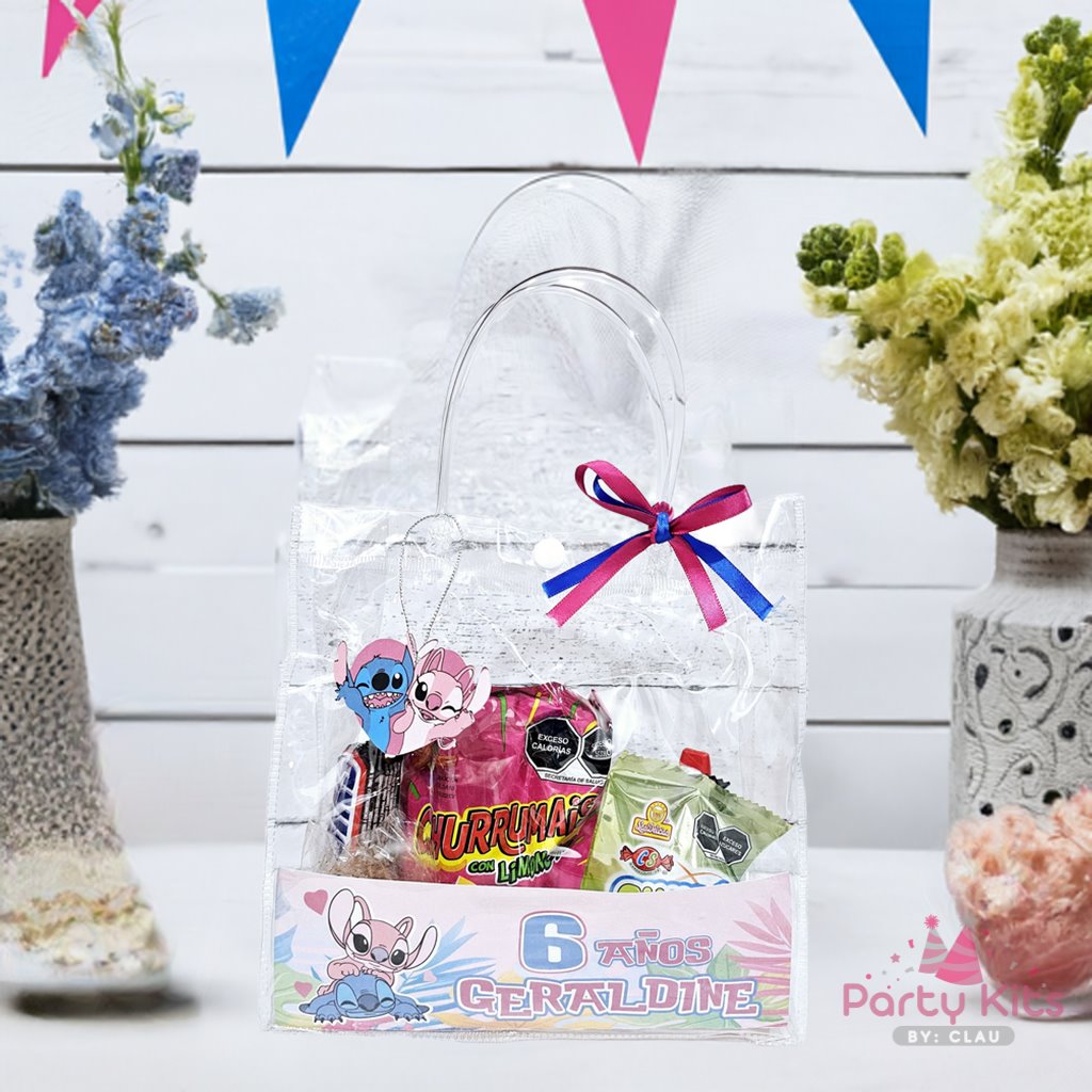 Bolsa de plástico transparente para dulces, Personalizada