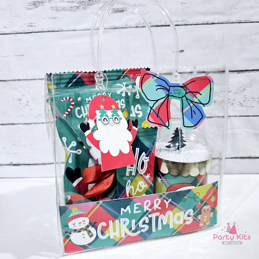 Bolsa de plástico transparente para dulces, Navidad