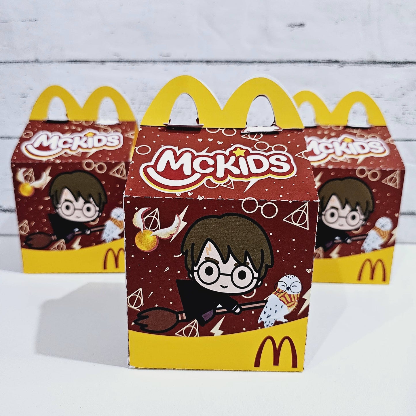 Cajitas para dulces estilo Mc Meal/Cajita Feliz