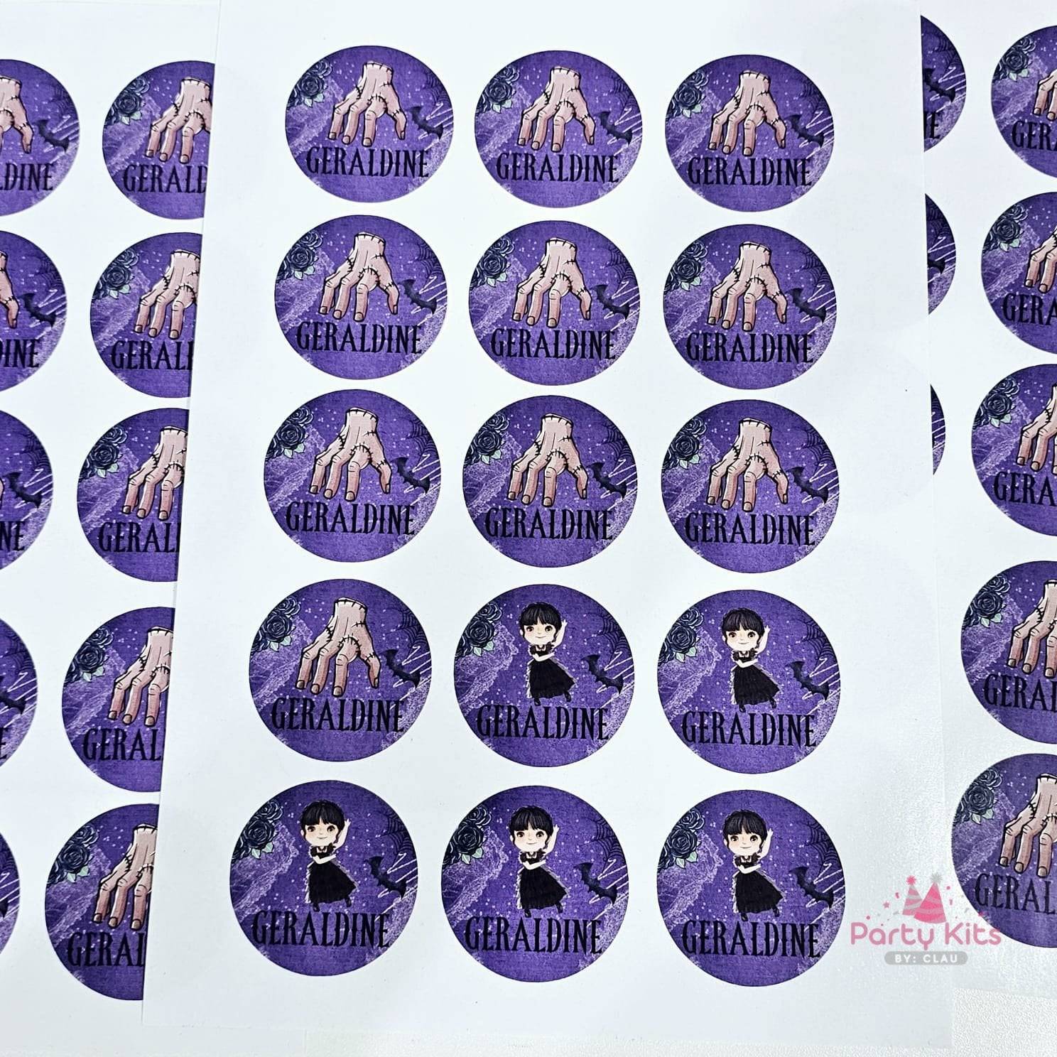 Planilla de stickers