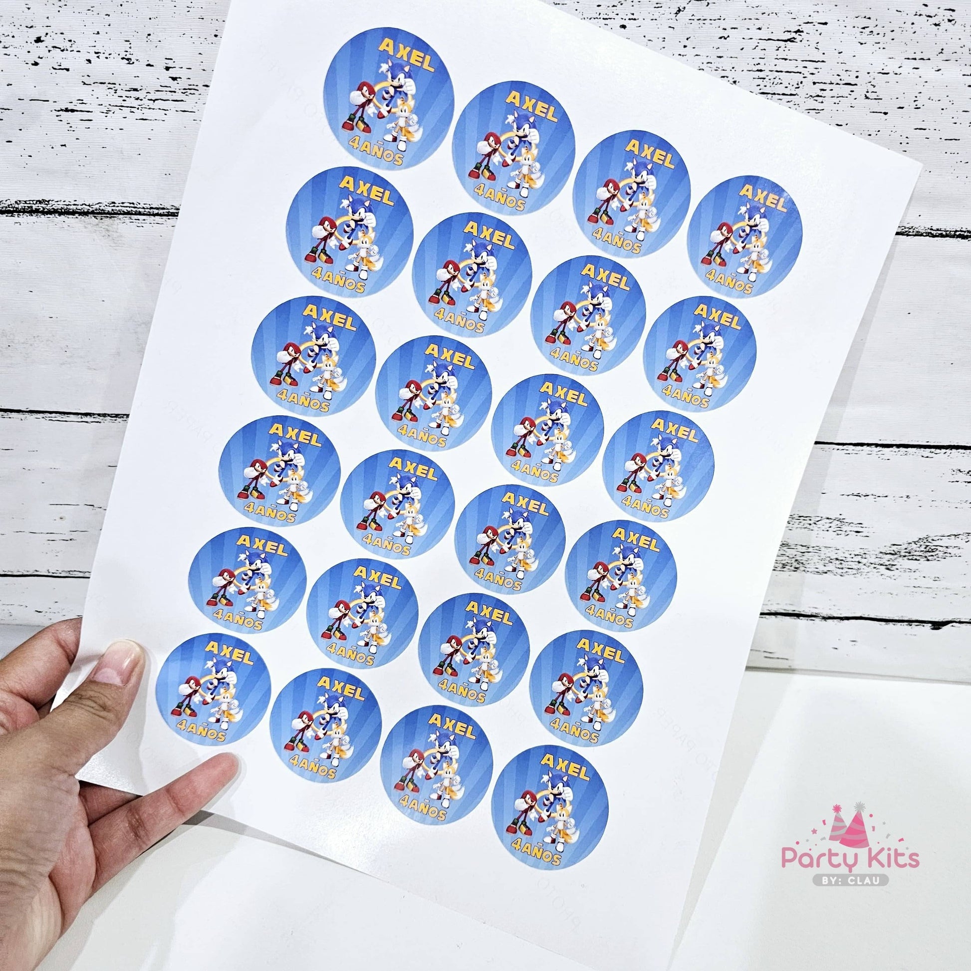 Stickers para fiesta