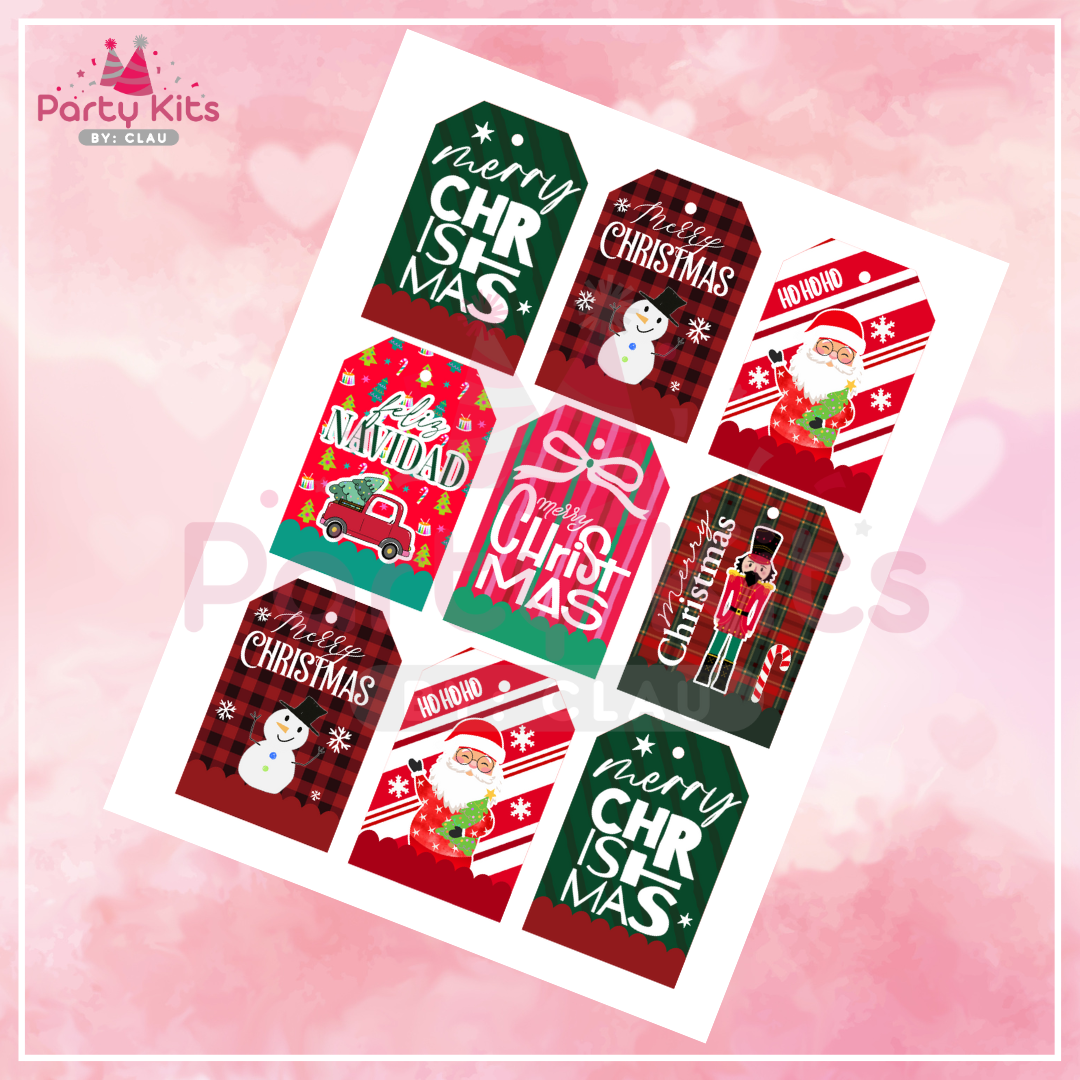 Tags Navideños para regalos