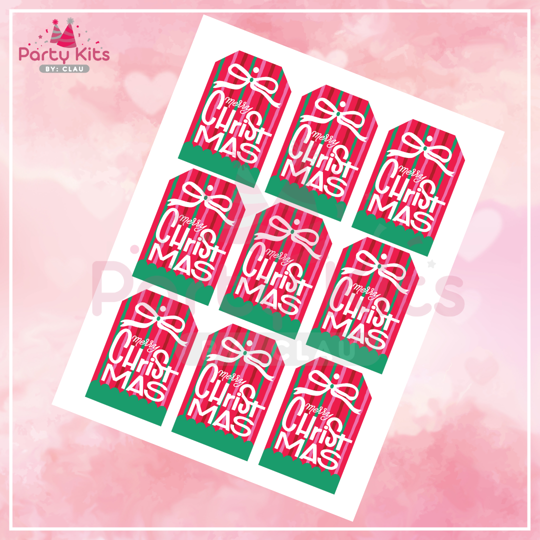 Tags Navideños para regalos