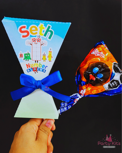 Cajita para paleta tipo payaso mini