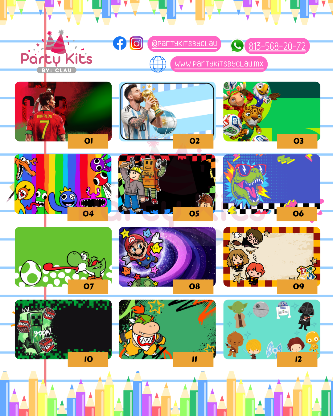 STICKERS ESCOLARES NIÑOS