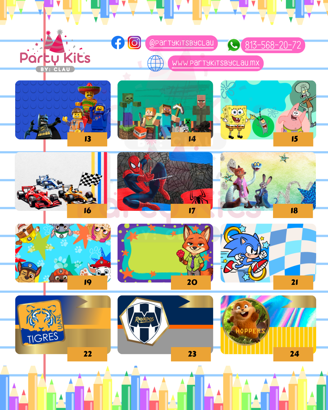 STICKERS ESCOLARES NIÑOS 2