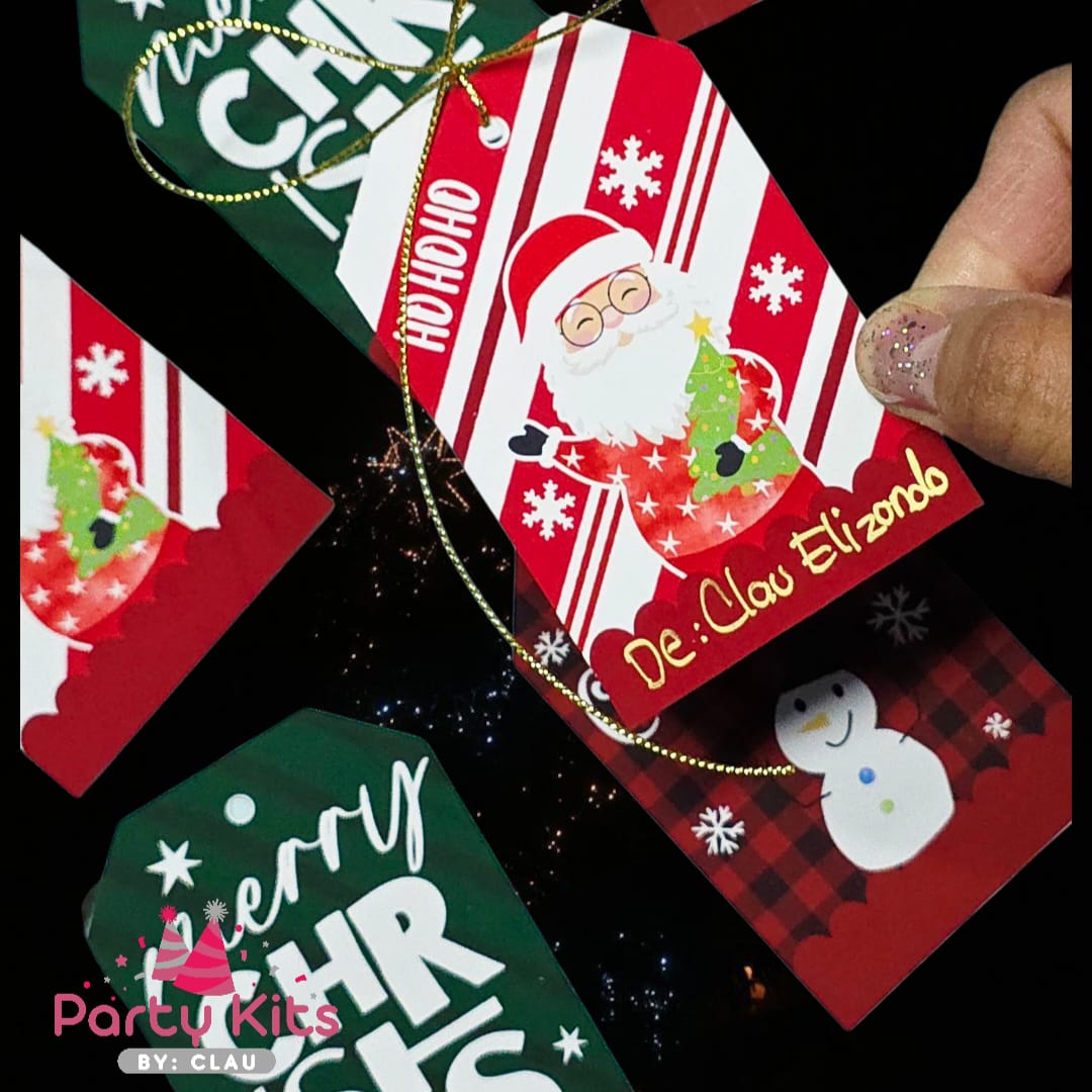 Tags Navideños para regalos